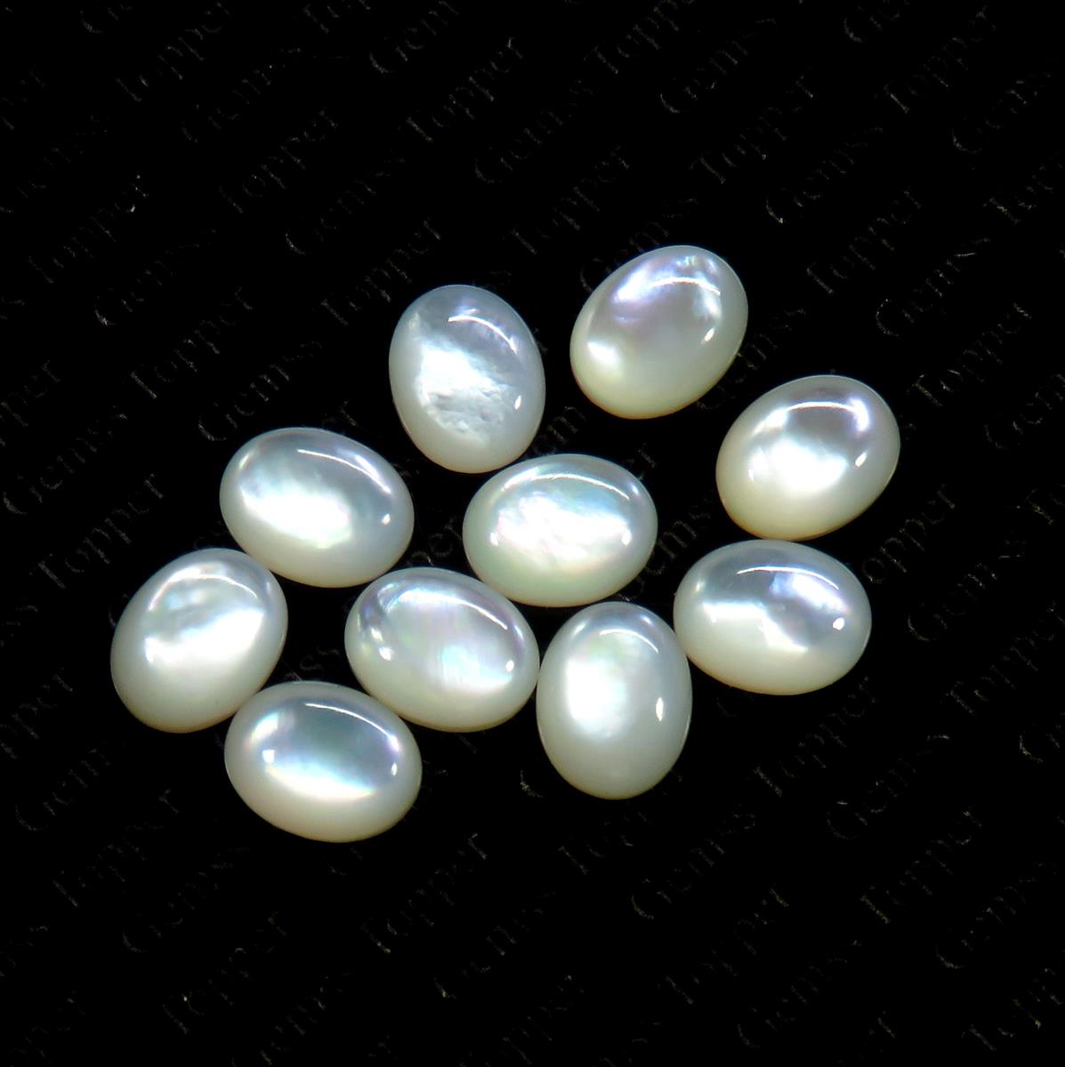Pearl 8x10 mm Oval Cabochon